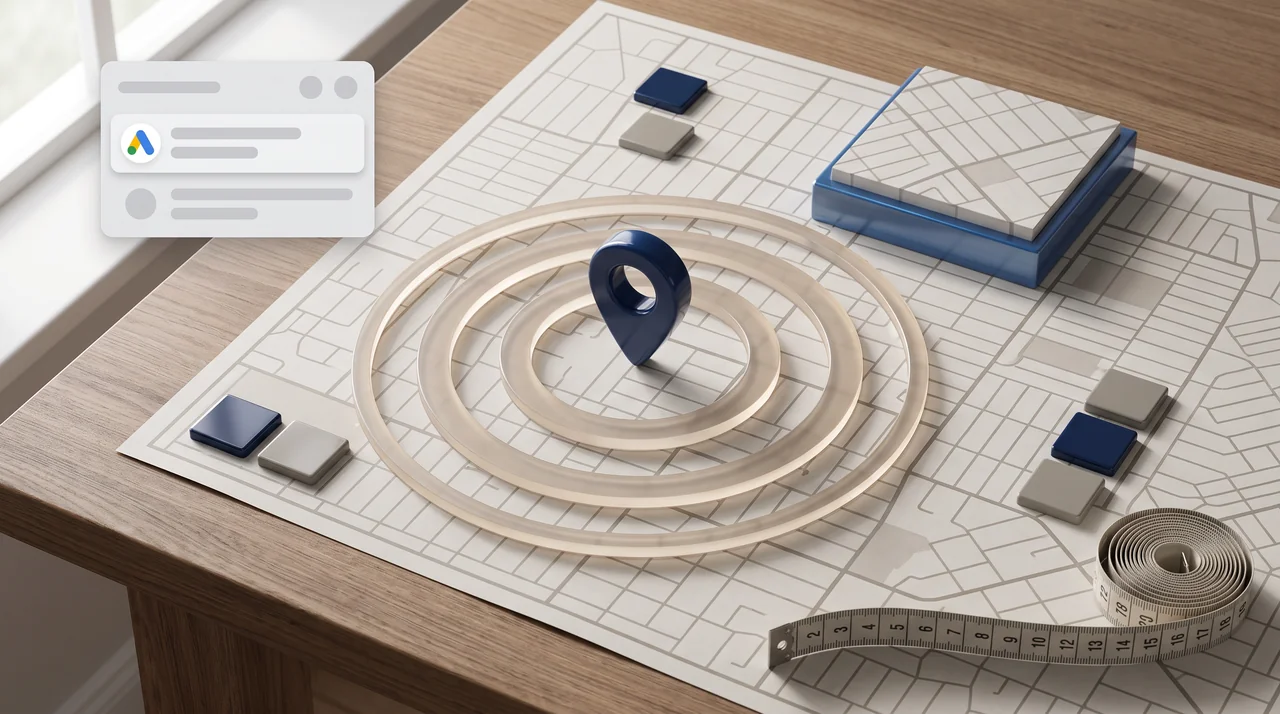 google ads por service area