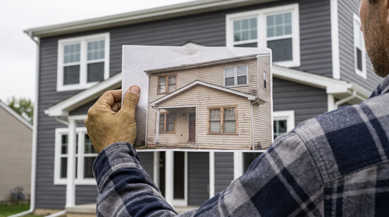 portfólio de antes e depois para contractors
